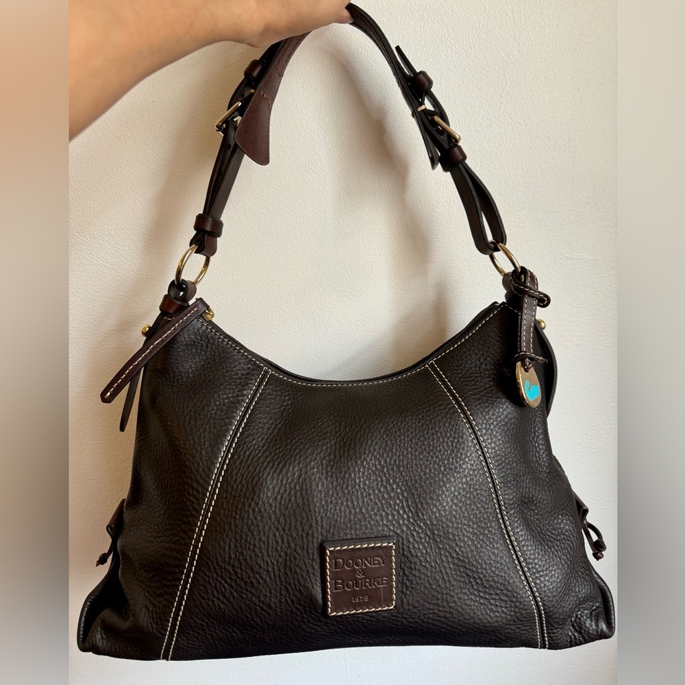 Dooney & Bourke brown hobo bag